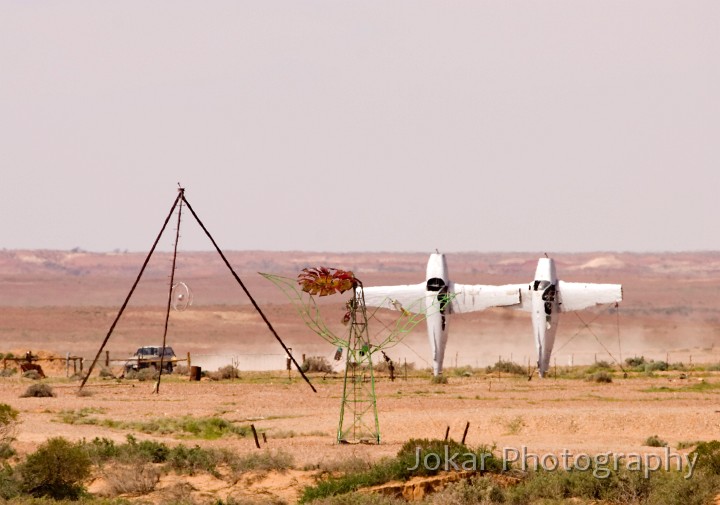Lake Eyre (Day 2)_20070407_145.jpg - Desert sculpture park, Alberrie, Oodnadatta Track